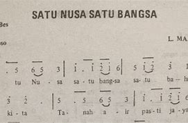 Satu Nusa Satu Bangsa Termasuk Lagu Nasional